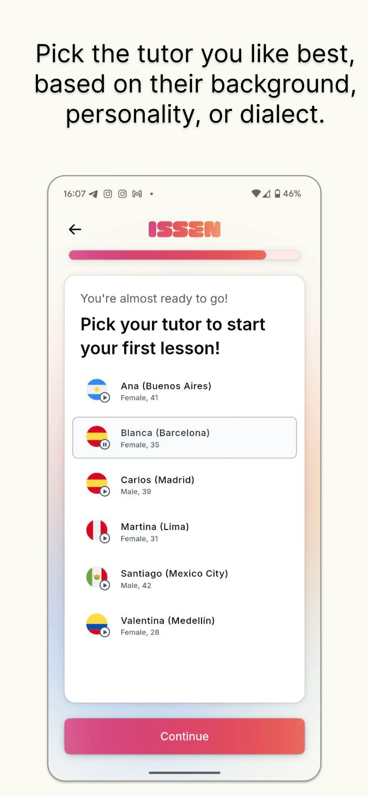 ISSEN: Language Voice Tutor screenshot