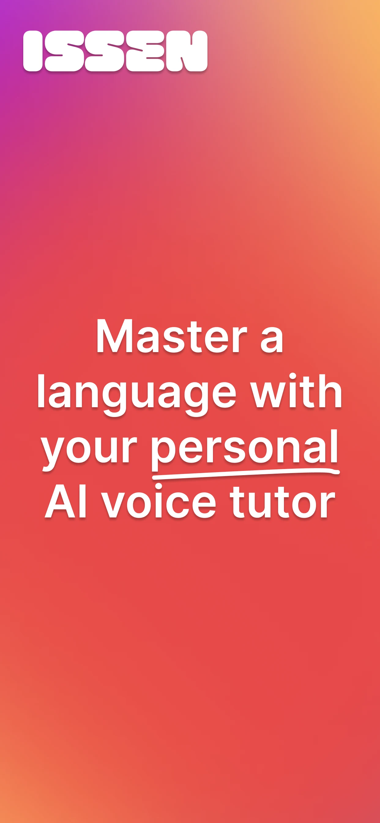 ISSEN: Language Voice Tutor screenshot